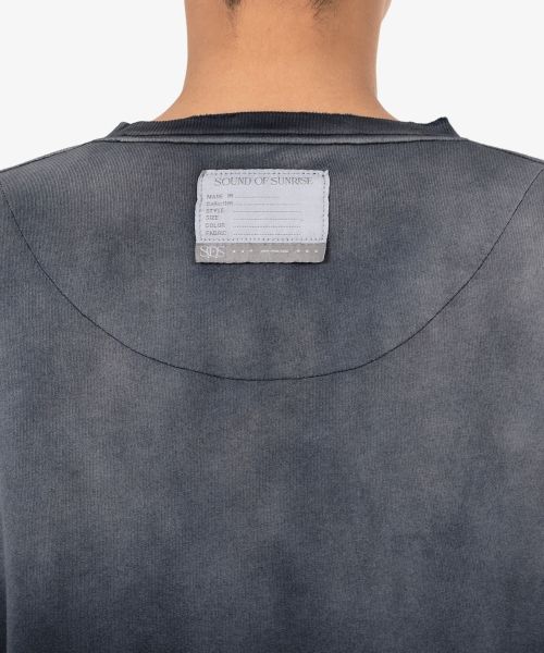 S.O.S Sun Faded Like Layered Sweatshirt