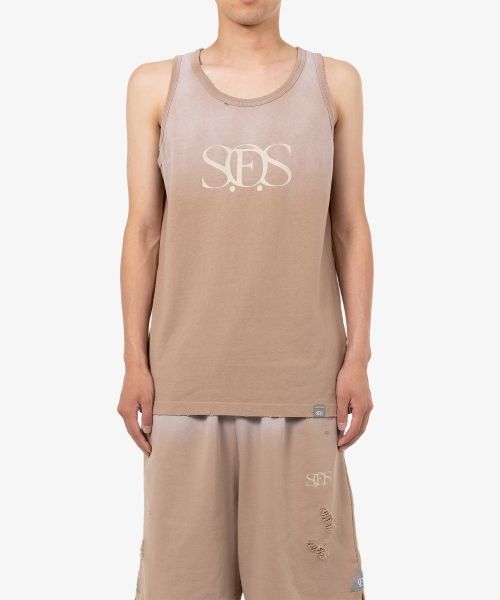 S.O.S Sun Faded Like Tank-top