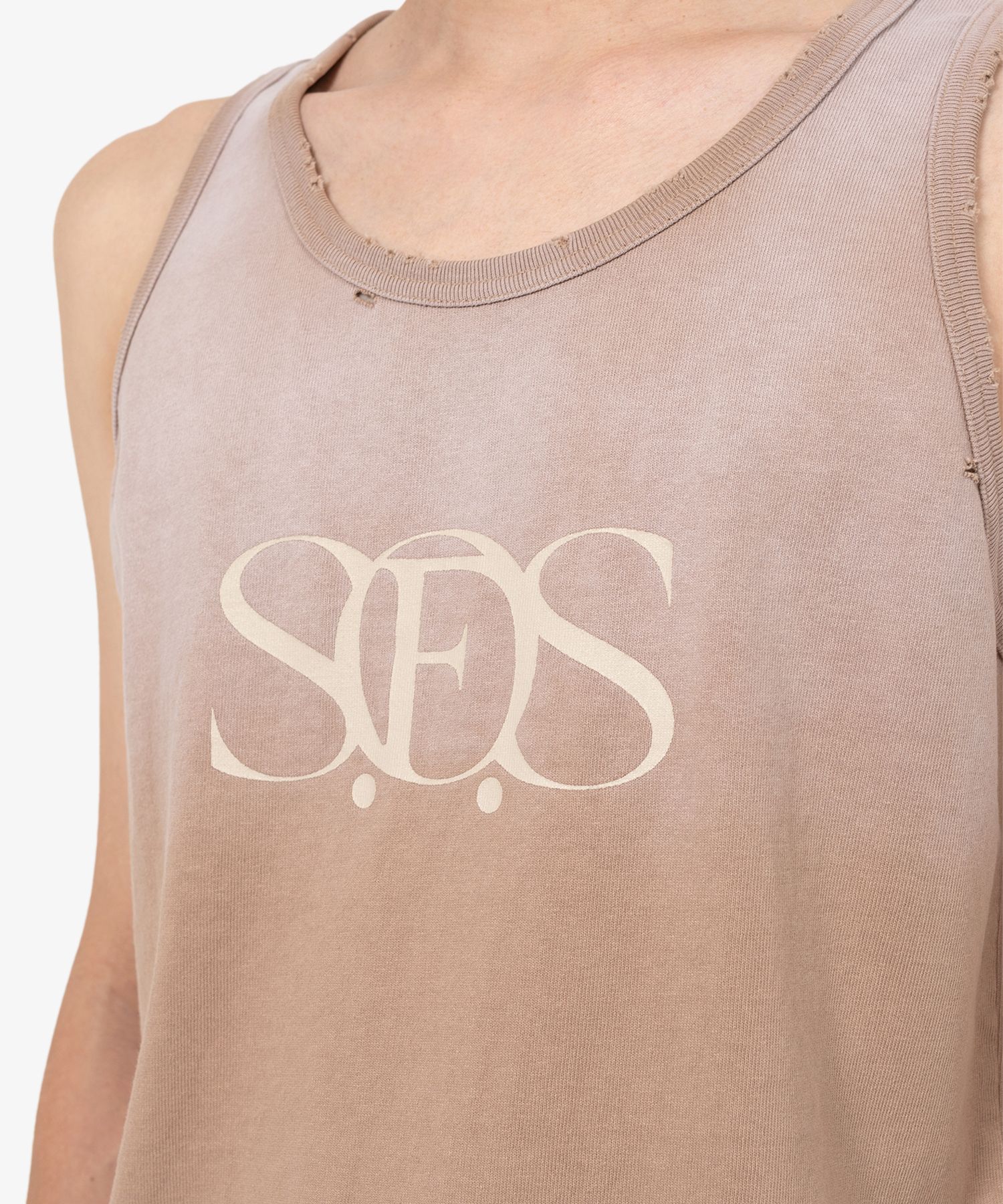 S.O.S Sun Faded Like Tank-top