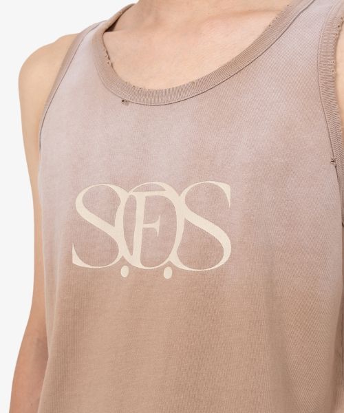 S.O.S Sun Faded Like Tank-top