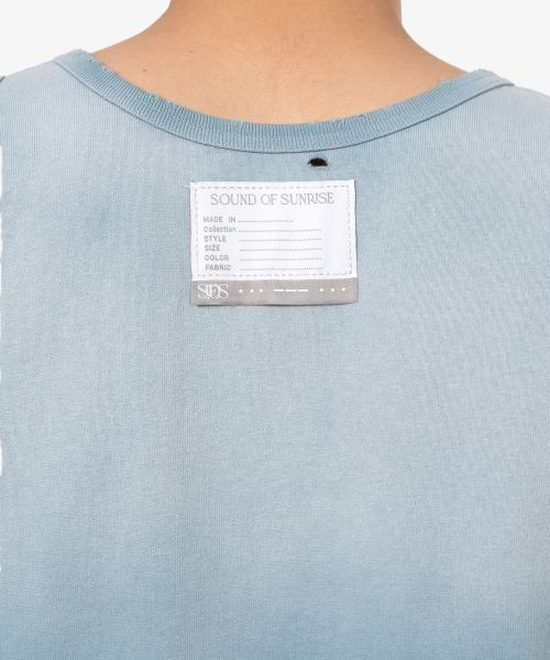 S.O.S Sun Faded Like Tank-top