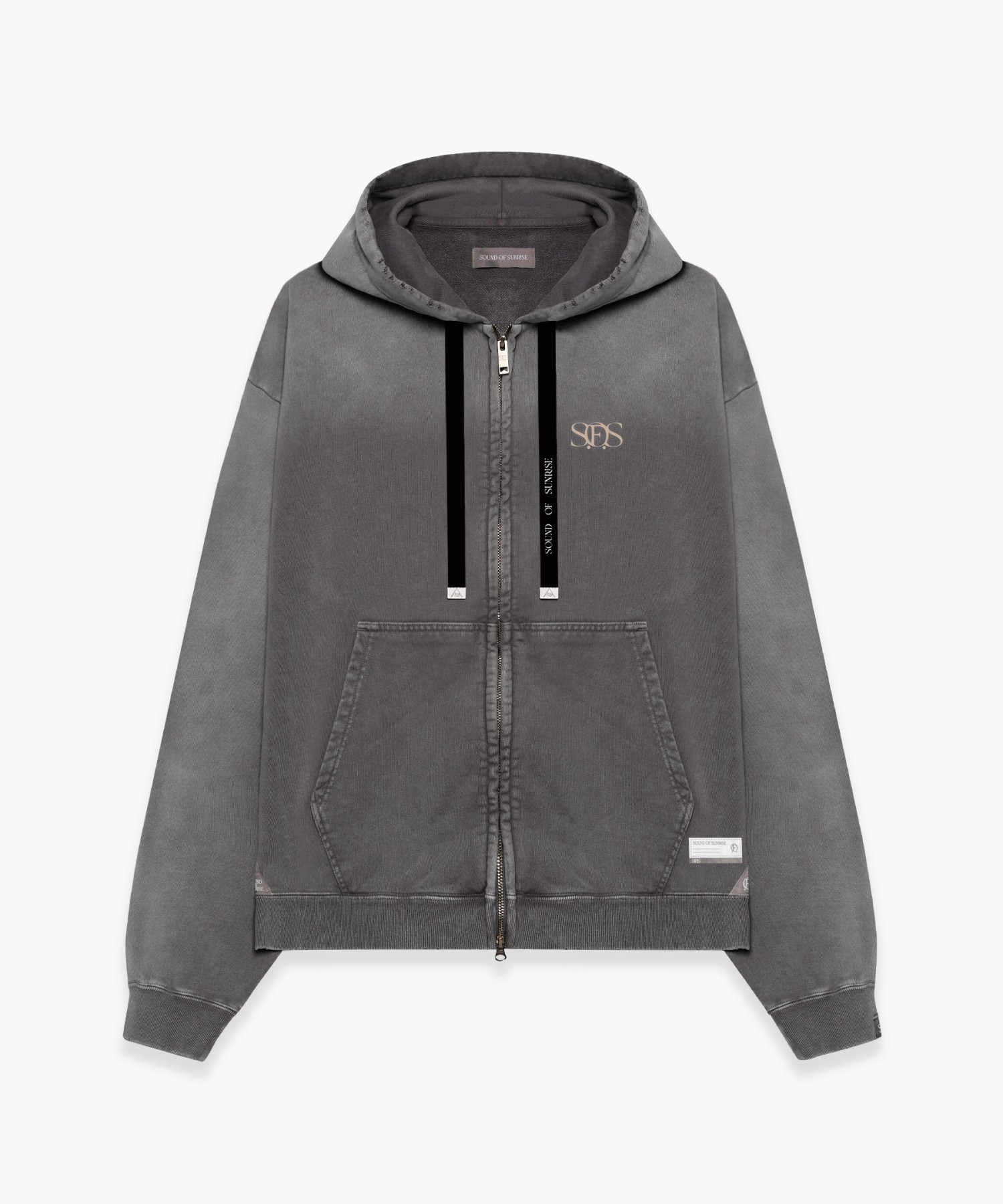 S.O.S Sun Faded Like Zip-up Hoodie