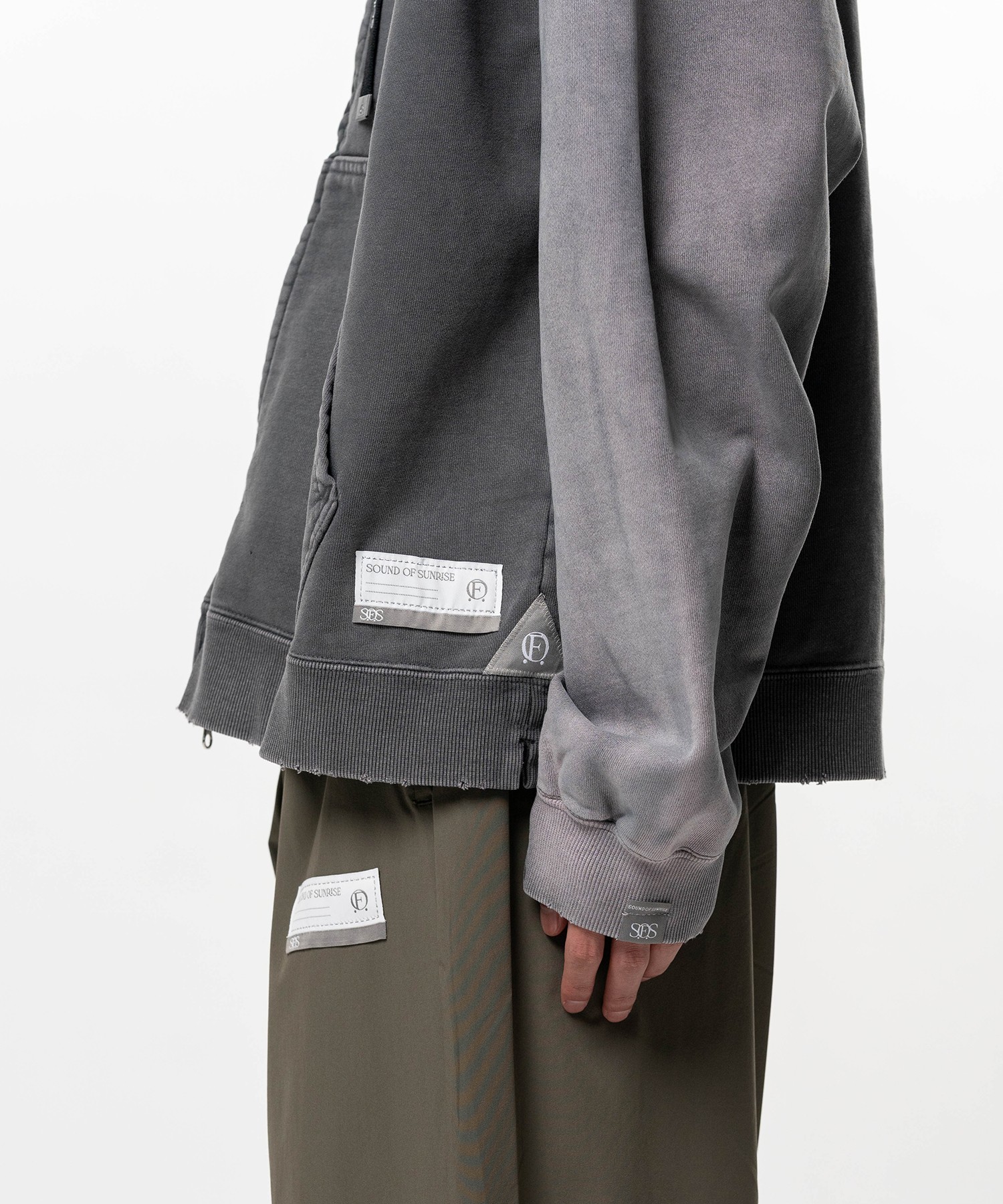 S.O.S Sun Faded Like Zip-up Hoodie