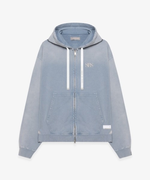 S.O.S Sun Faded Like Zip-up Hoodie