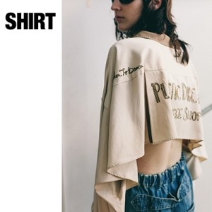 未使用春物 Yarmoヤーモ Gather Tunic Shirts YARMO ”THE UNIFORM” ヤーモ ザ ユニフォーム PAINTER