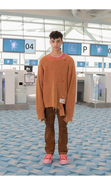 maison mihara yasuhiro イエローニット22ss