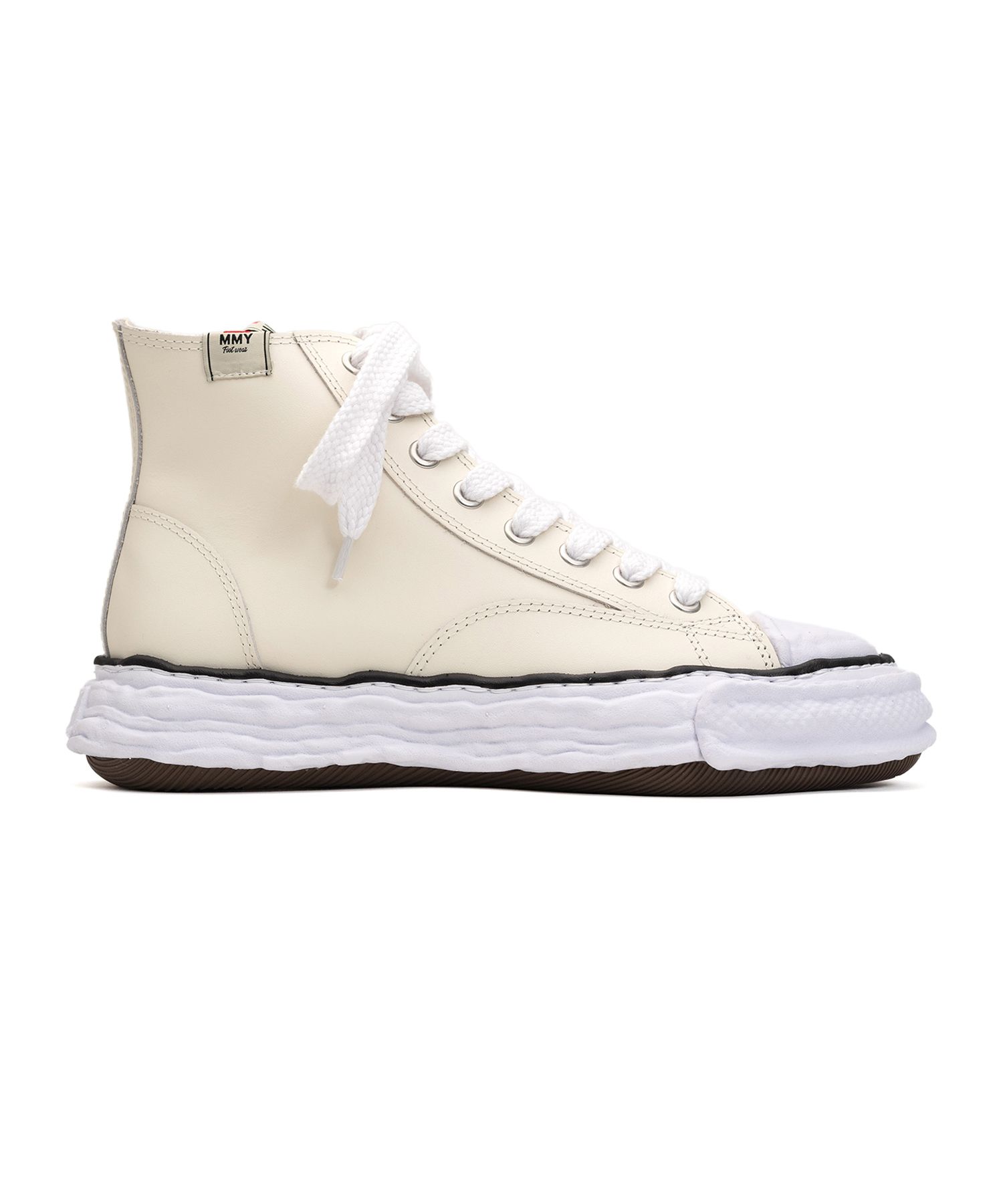 "PETERSON23" OG Sole Leather High-top Sneaker