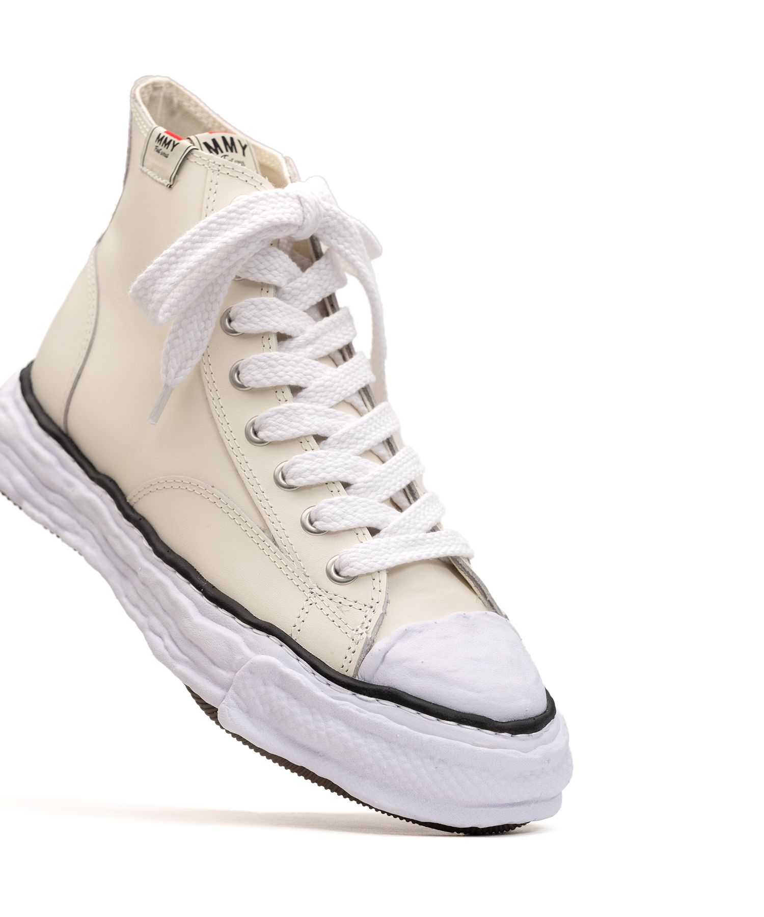 "PETERSON23" OG Sole Leather High-top Sneaker