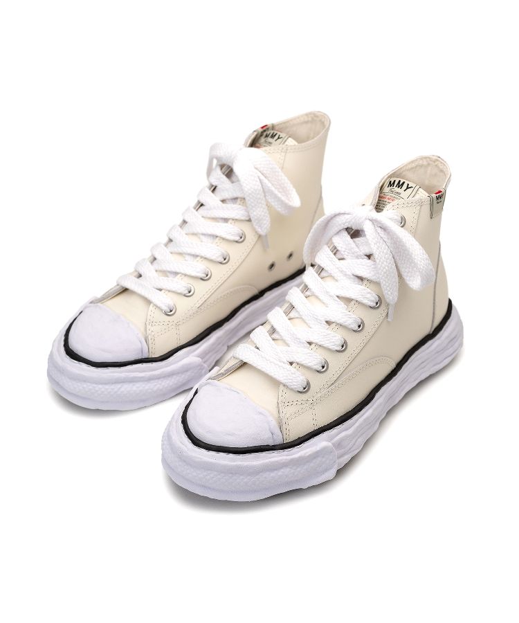 "PETERSON23" OG Sole Leather High-top Sneaker