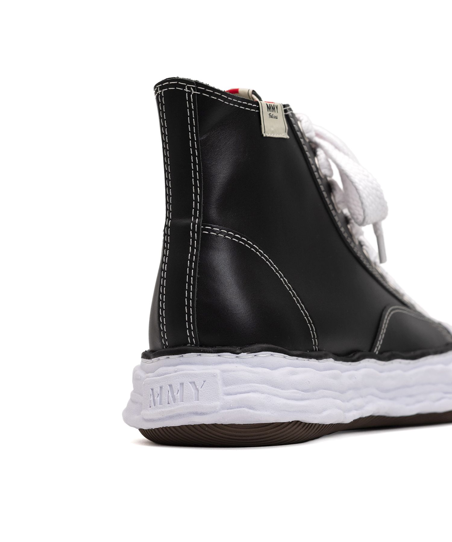 "PETERSON23" OG Sole Leather High-top Sneaker