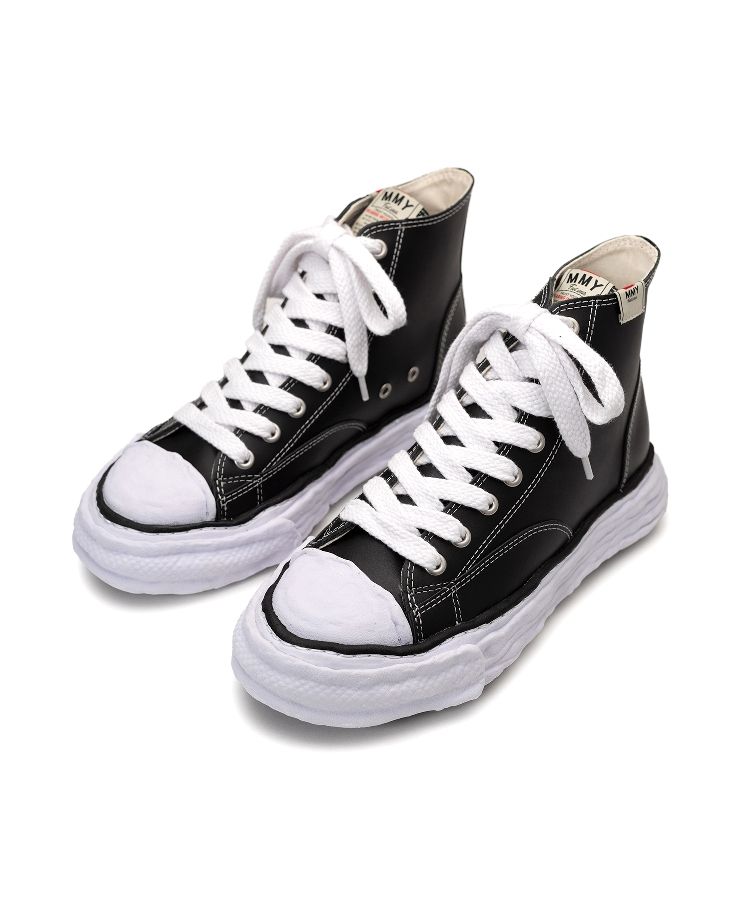 "PETERSON23" OG Sole Leather High-top Sneaker