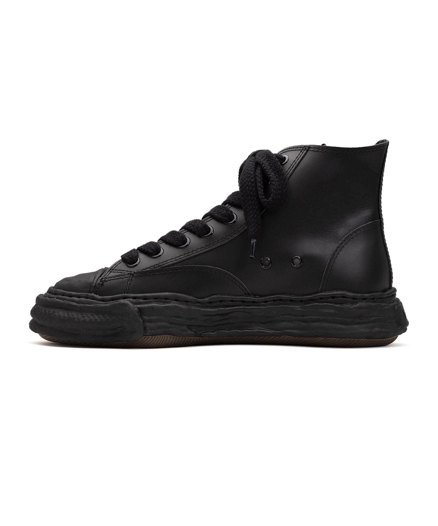 "PETERSON23" OG Sole Leather High-top Sneaker