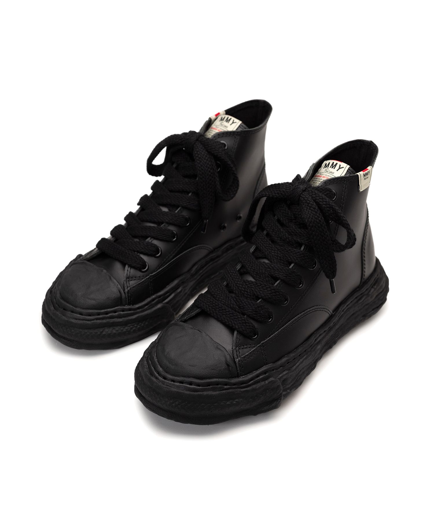 "PETERSON23" OG Sole Leather High-top Sneaker