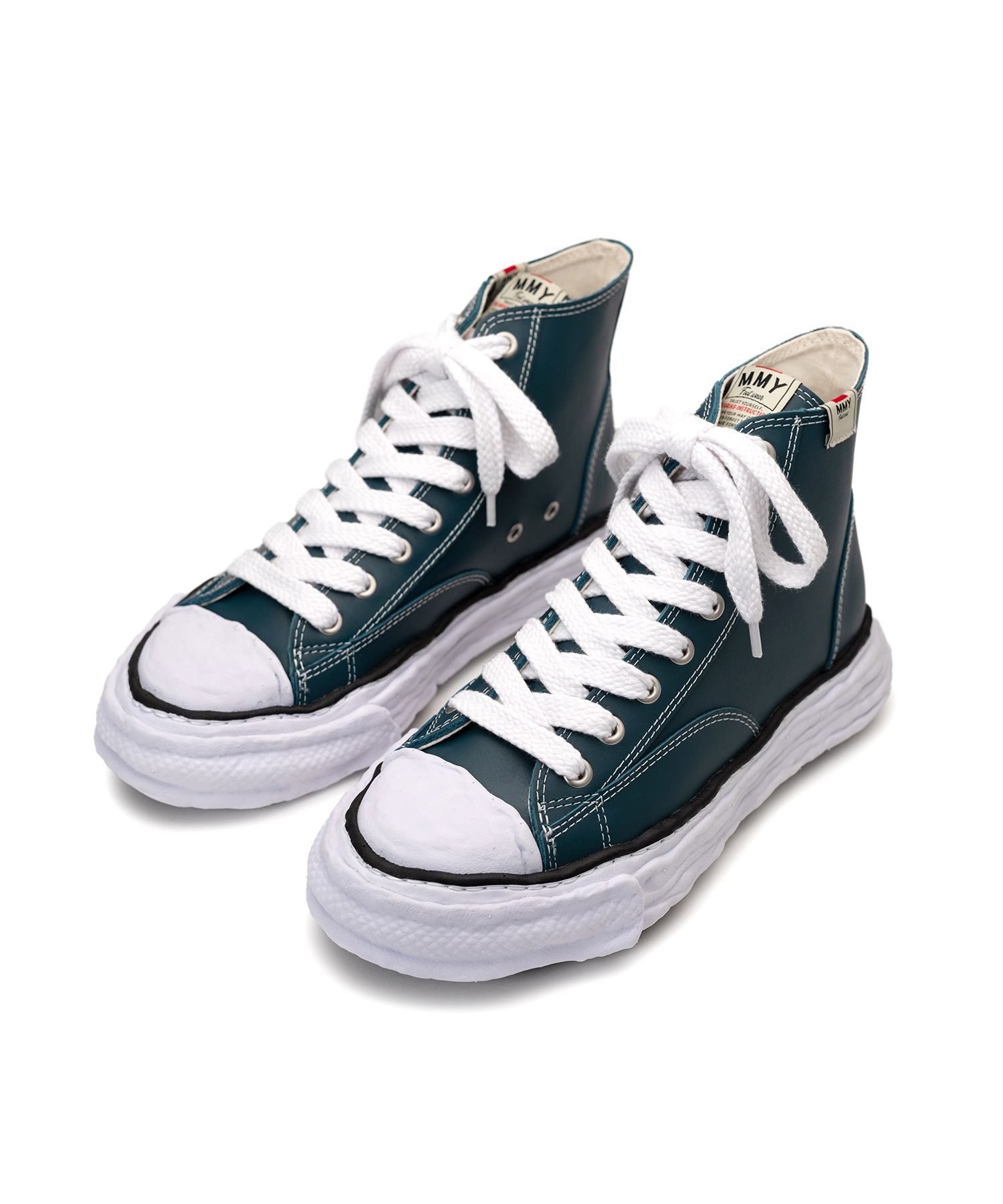 "PETERSON23" OG Sole Leather High-top Sneaker