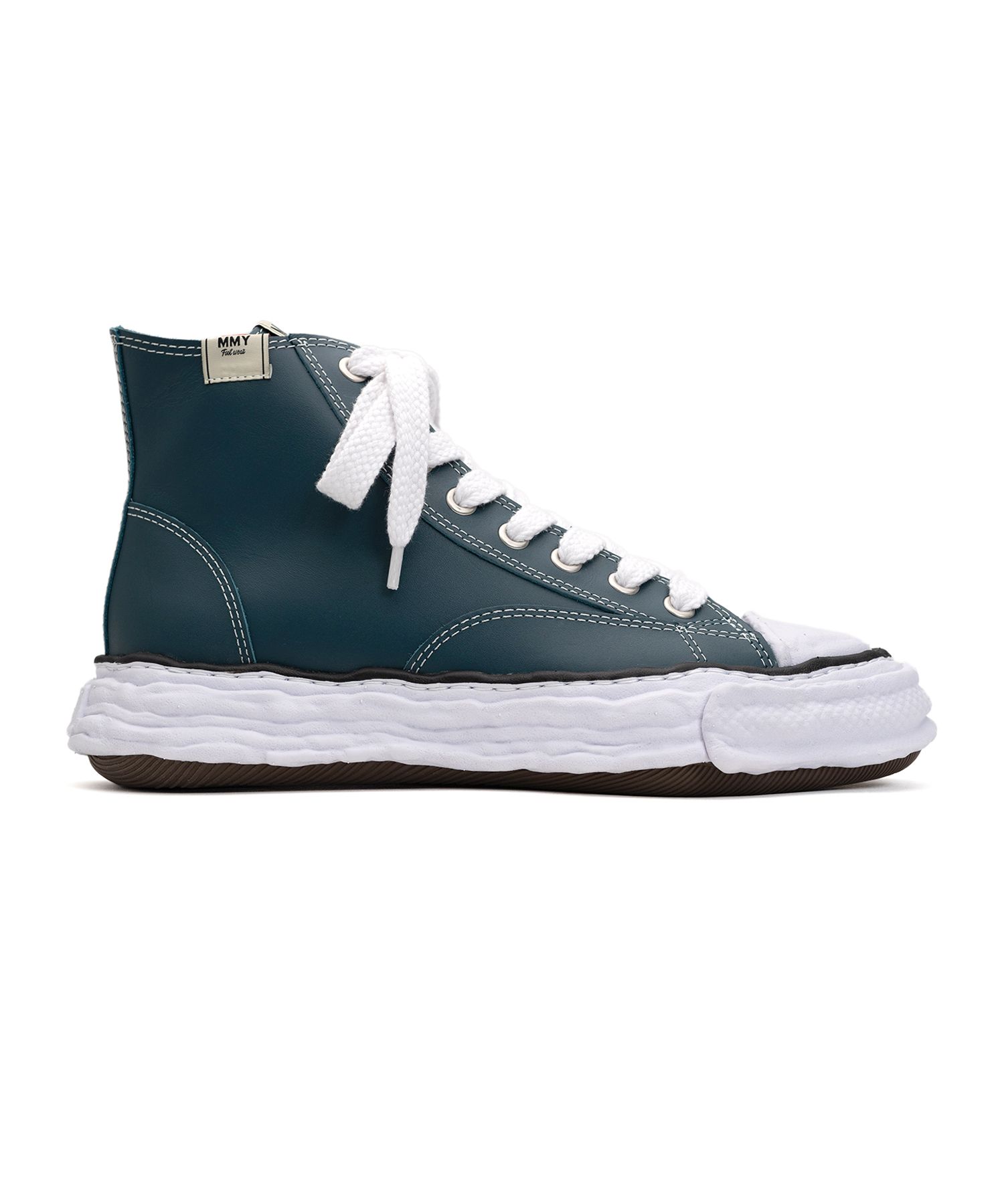 "PETERSON23" OG Sole Leather High-top Sneaker