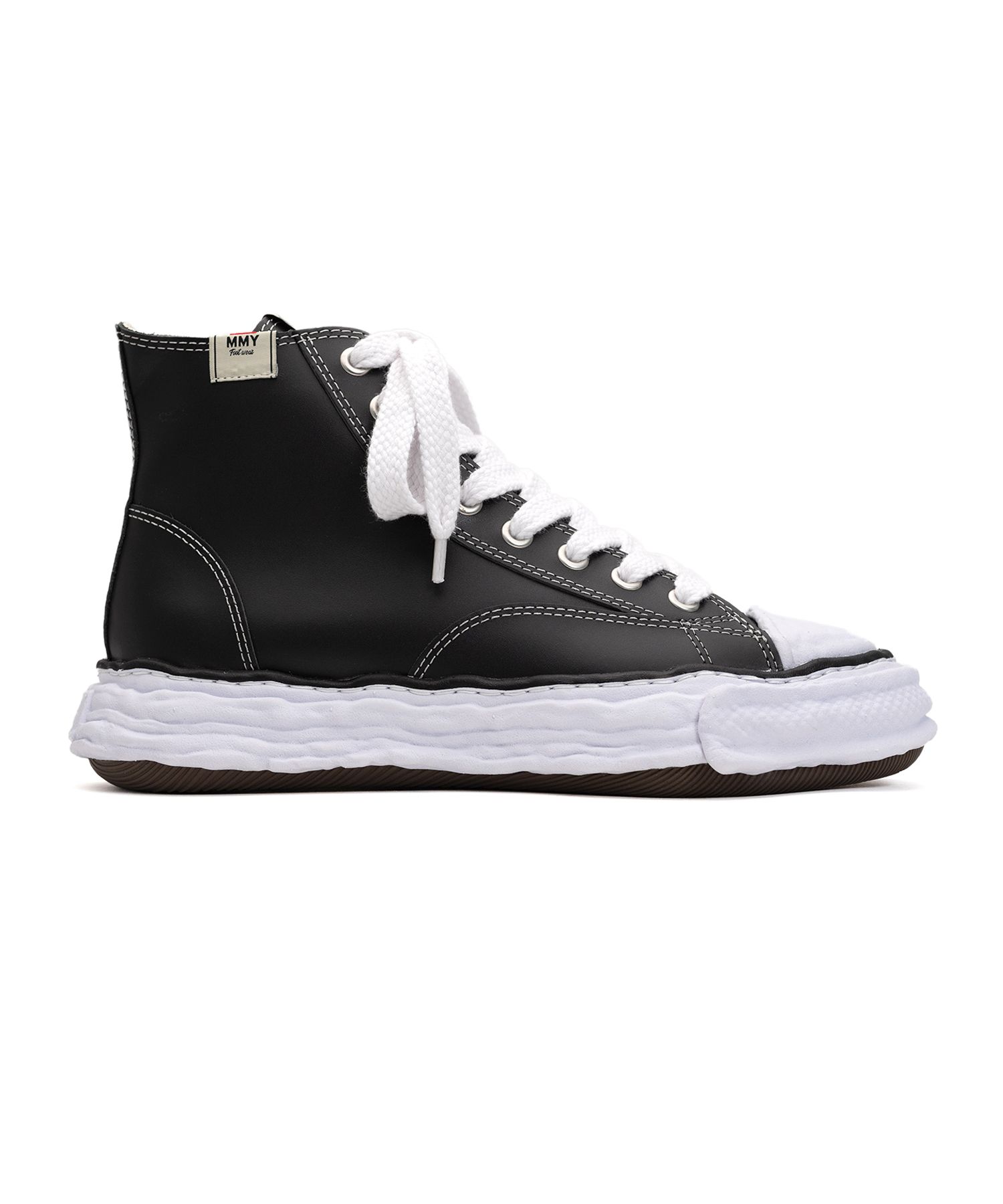 "PETERSON23" OG Sole Leather High-top Sneaker