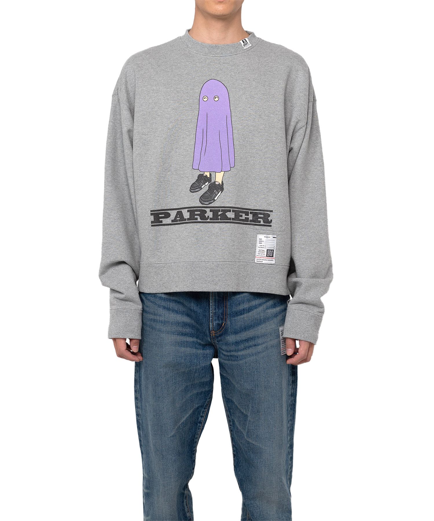 ミハラヤスヒロ　スウェット Maison MIHARA YASUHIRO - 【24AW】ブリーチ加工 プルオーバー