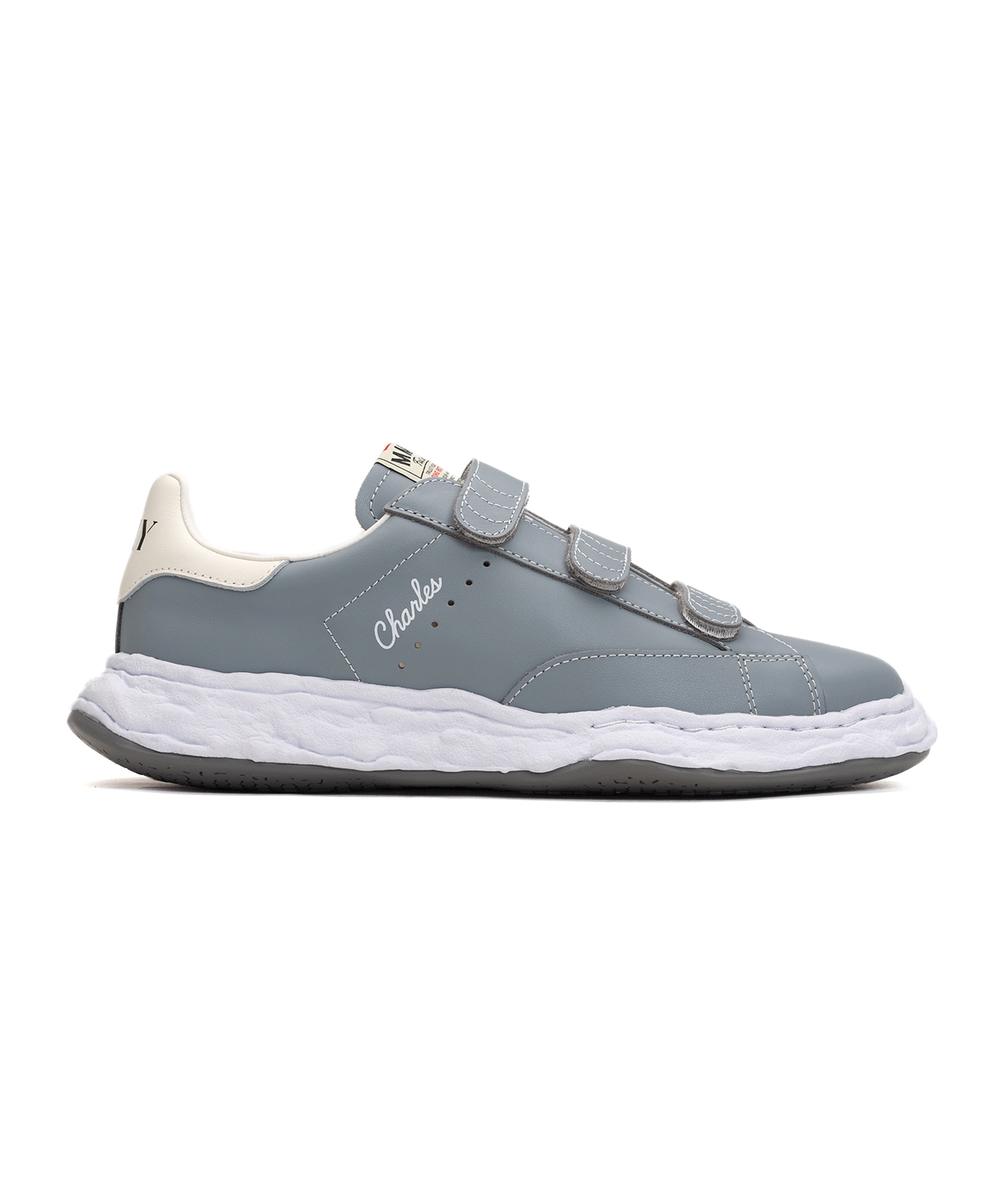 "CHARLES" OG Sole Leather Low-top Verclo Sneaker