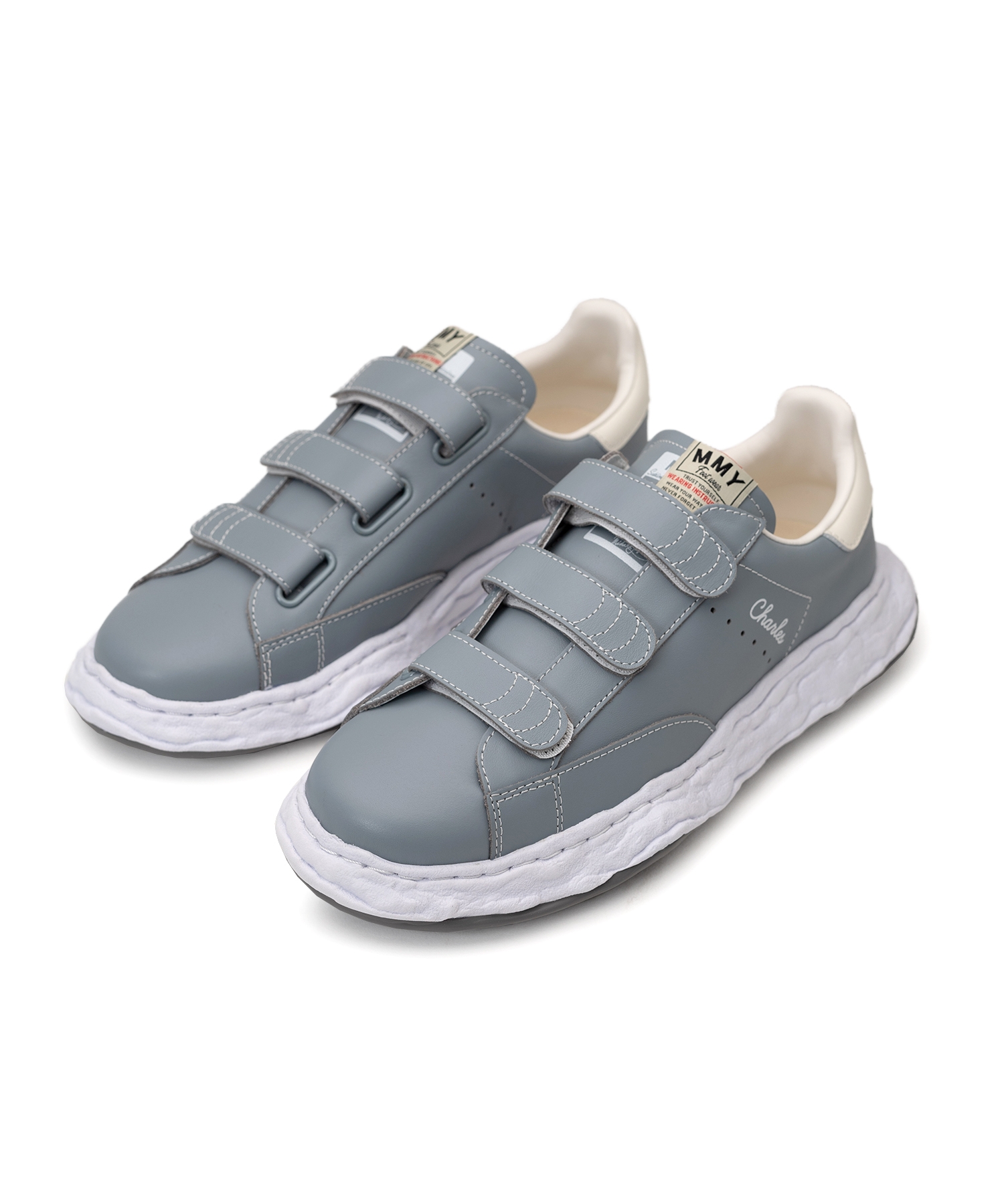"CHARLES" OG Sole Leather Low-top Verclo Sneaker
