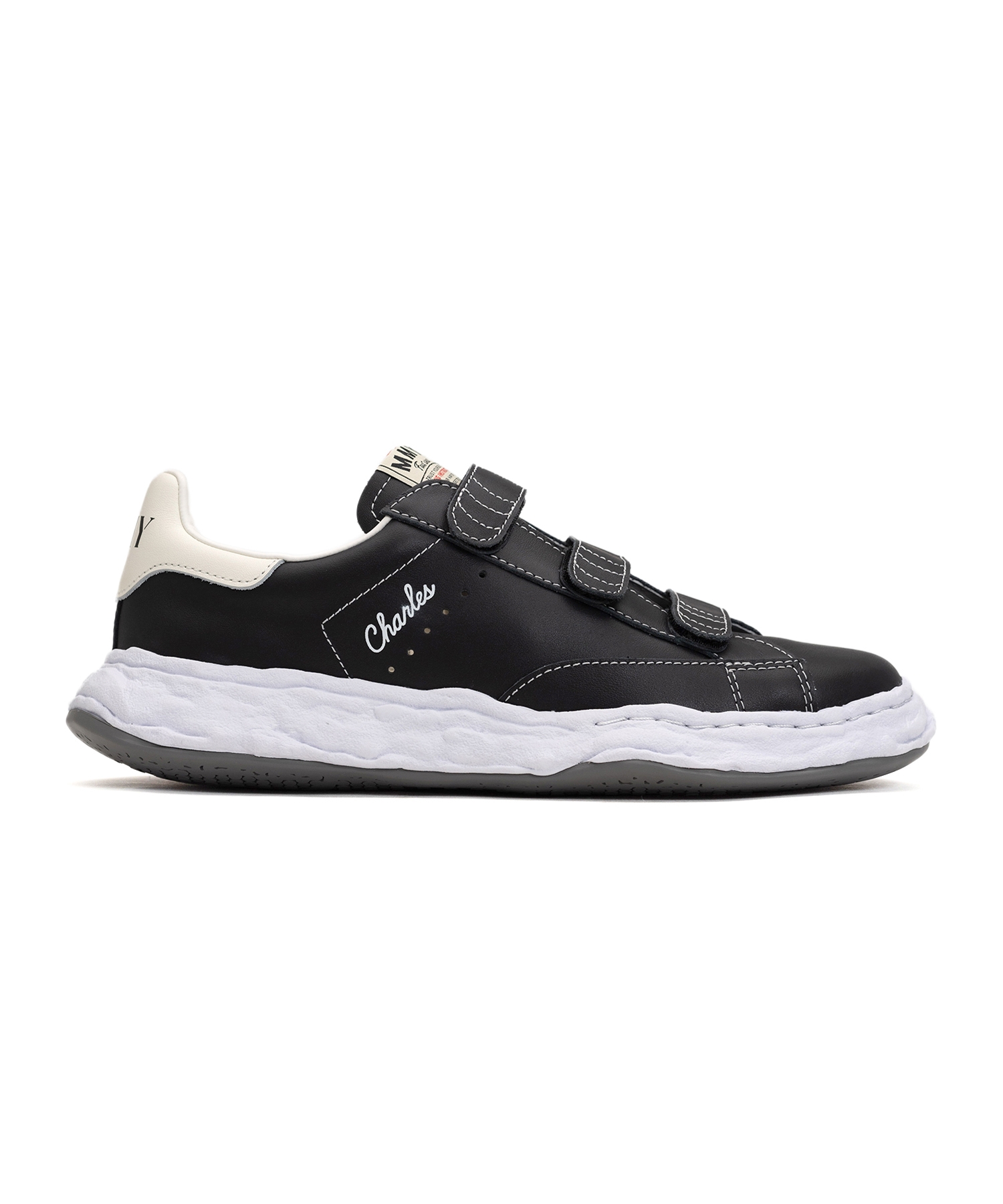 "CHARLES" OG Sole Leather Low-top Verclo Sneaker