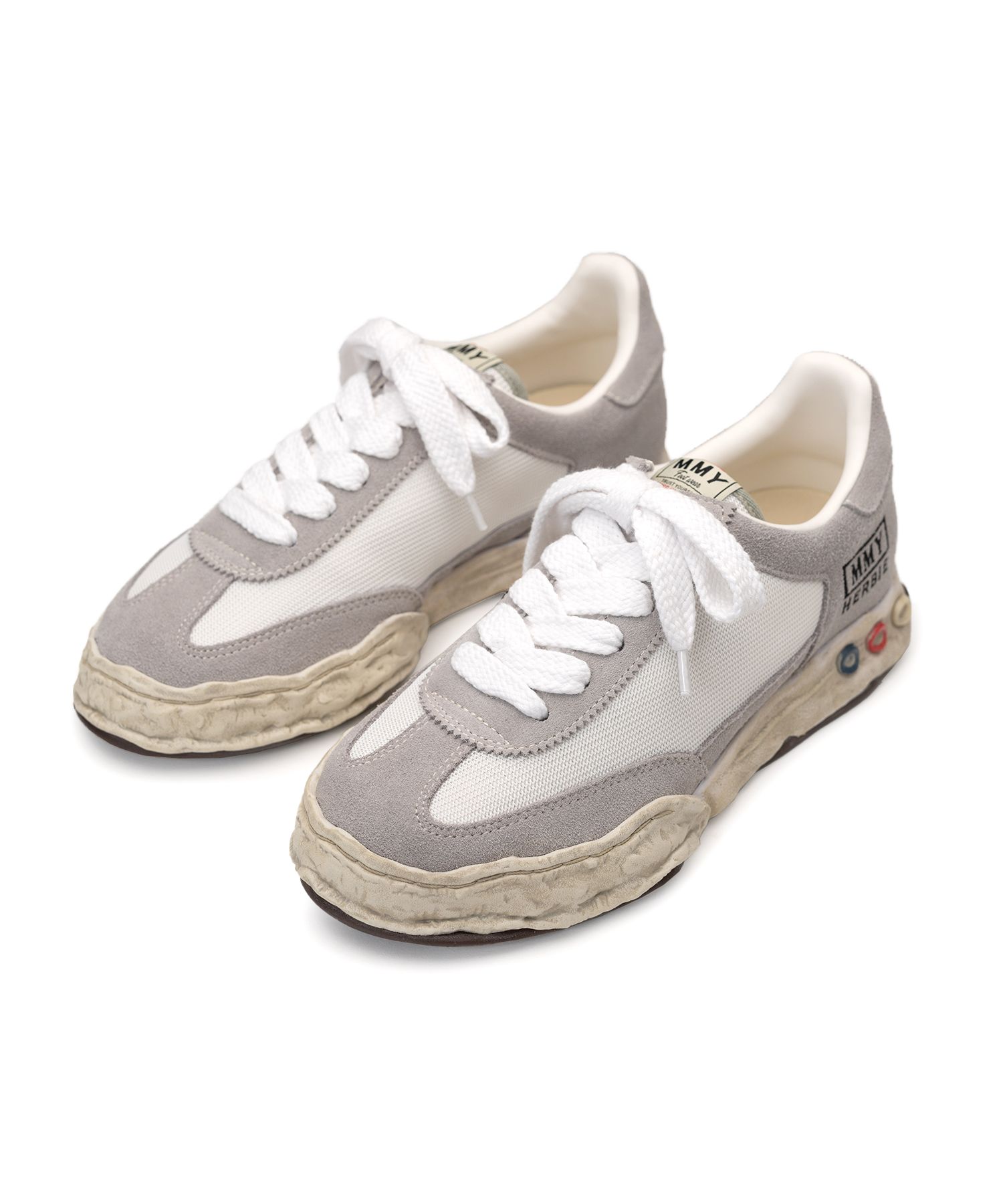 "HERBIE" OG Sole Sude&Mesh Low-top Sneaker