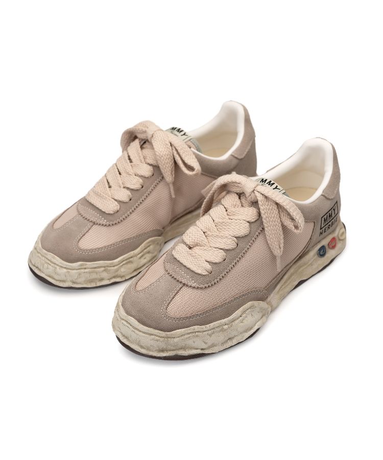 "HERBIE" OG Sole Sude&Mesh Low-top Sneaker
