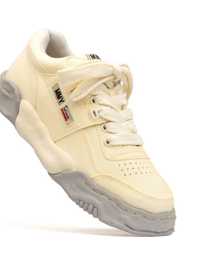 "PARKER" OG Sole Over-dyed Canvas Low-top Sneaker