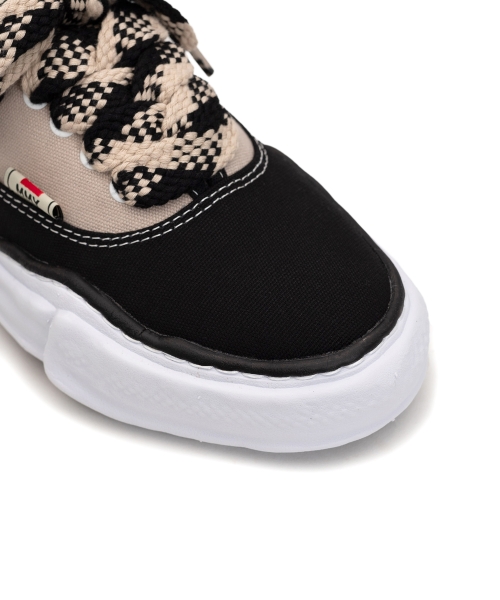 "BAKER" OG Sole Bicolored Canvas Low-top Sneaker