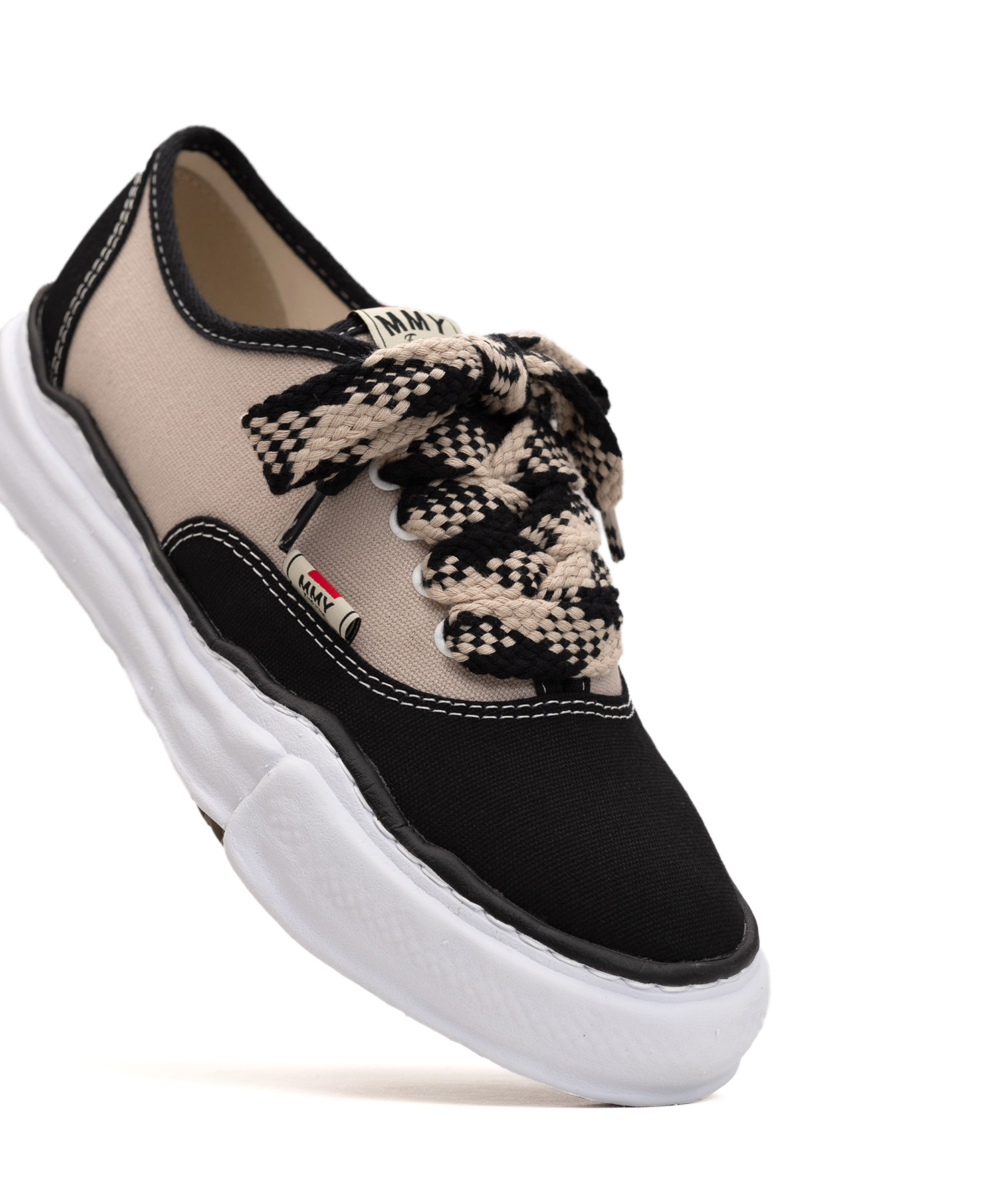 "BAKER" OG Sole Bicolored Canvas Low-top Sneaker