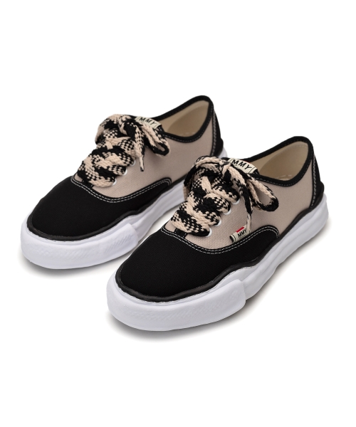 "BAKER" OG Sole Bicolored Canvas Low-top Sneaker