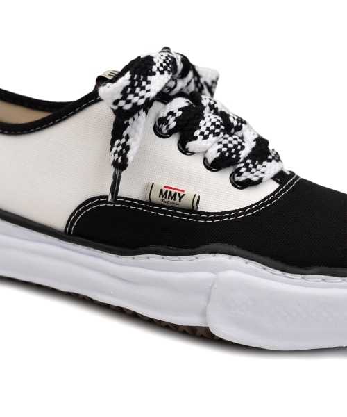 "BAKER" OG Sole Bicolored Canvas Low-top Sneaker