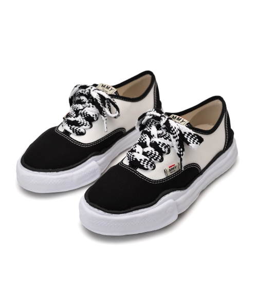 "BAKER" OG Sole Bicolored Canvas Low-top Sneaker