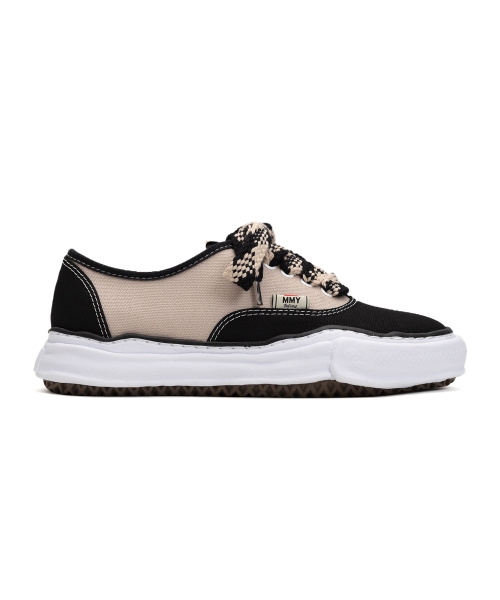 "BAKER" OG Sole Bicolored Canvas Low-top Sneaker