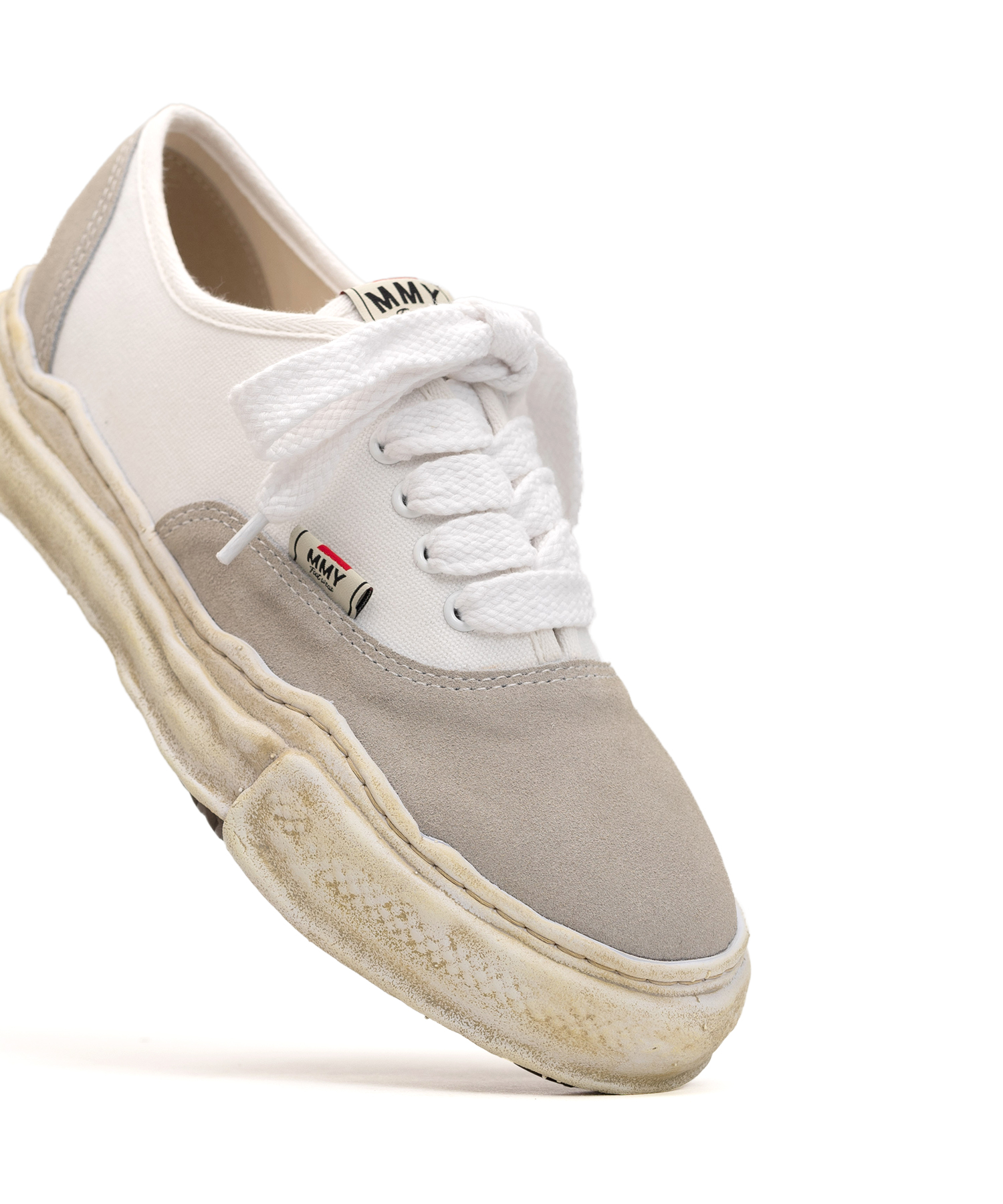 "BAKER" OG Sole Canvas&Suede Low-top Sneaker