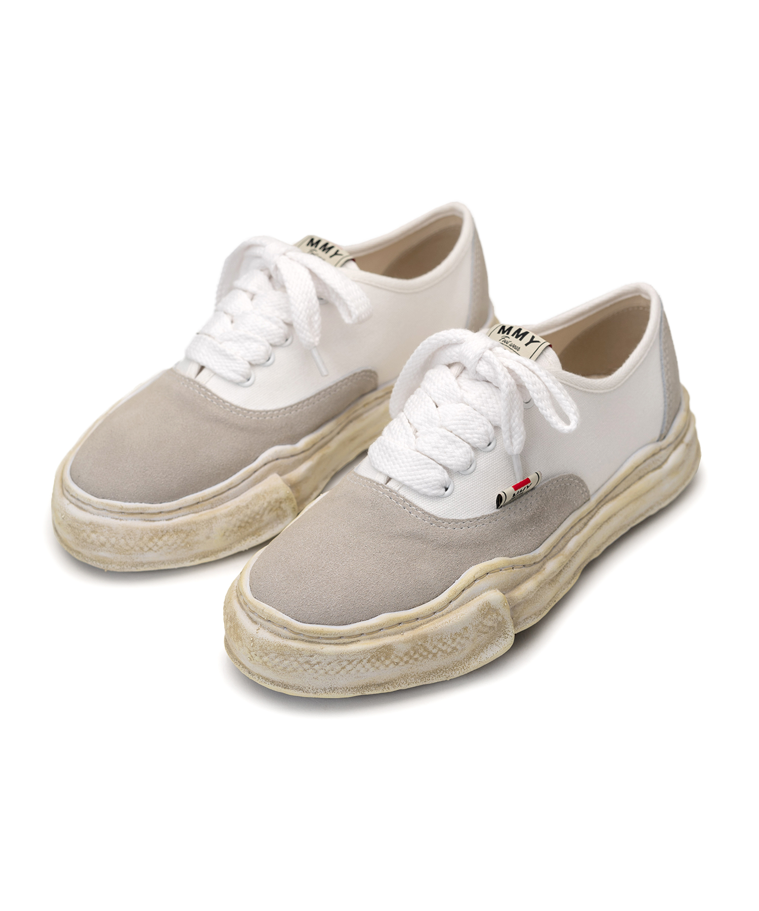 "BAKER" OG Sole Canvas&Suede Low-top Sneaker