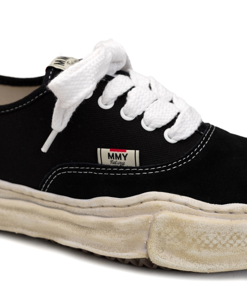 "BAKER" OG Sole Canvas&Suede Low-top Sneaker