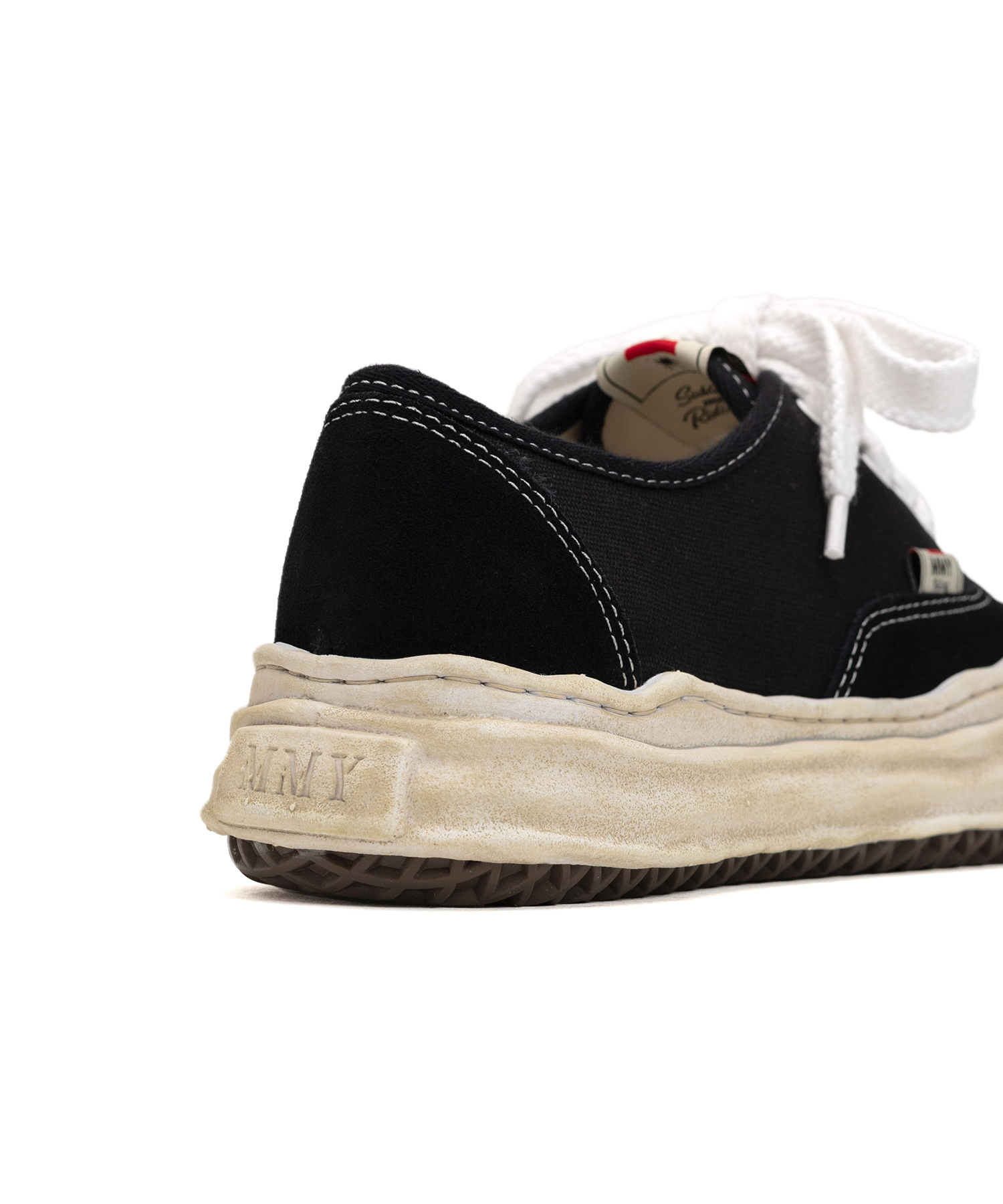 "BAKER" OG Sole Canvas&Suede Low-top Sneaker