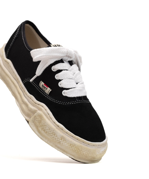 "BAKER" OG Sole Canvas&Suede Low-top Sneaker