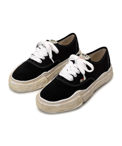 "BAKER" OG Sole Canvas&Suede Low-top Sneaker