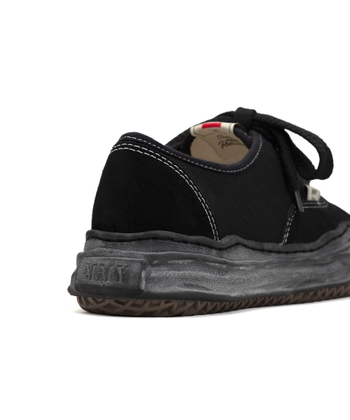 "BAKER" OG Sole Canvas&Suede Low-top Sneaker