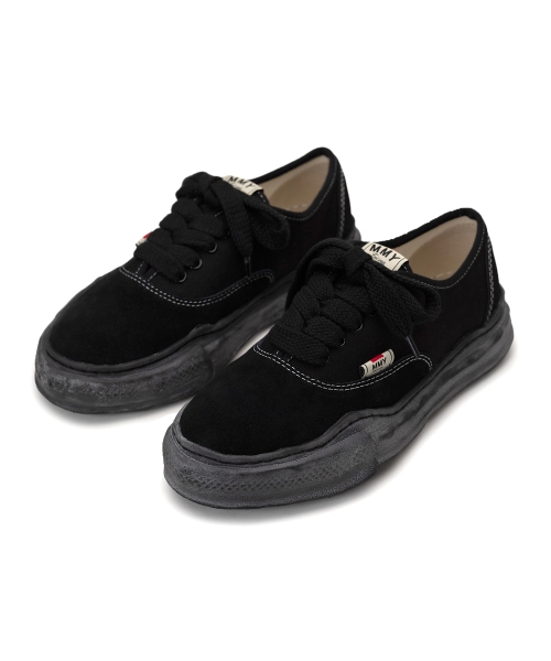 "BAKER" OG Sole Canvas&Suede Low-top Sneaker