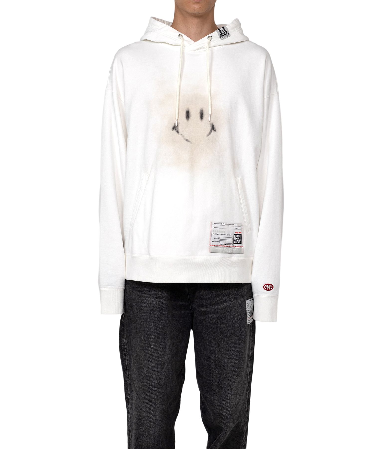 Smily Face Printed Hoodie