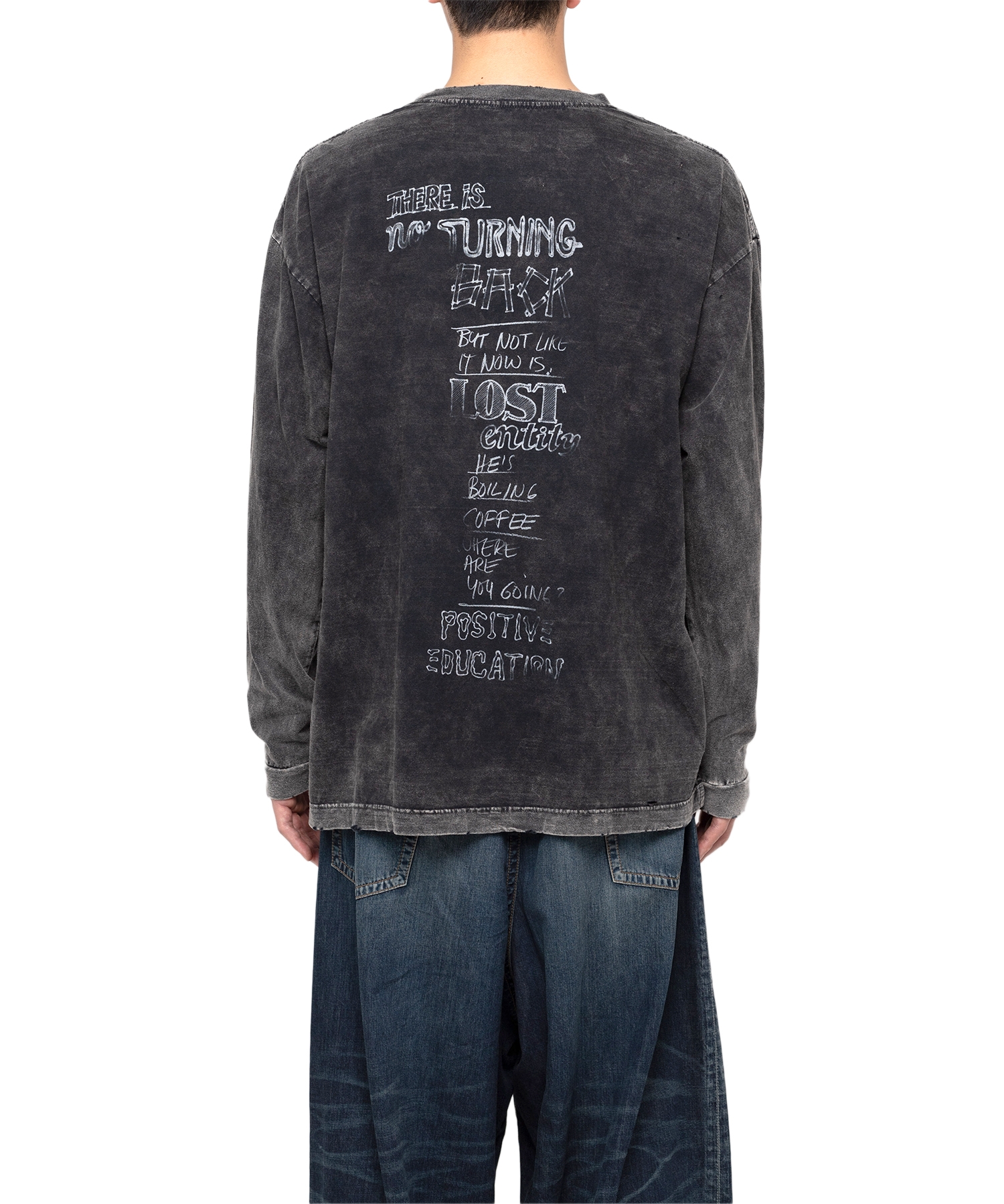 Bleached Long-sleeve T-shirt