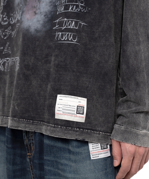 Bleached Long-sleeve T-shirt