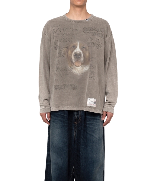 Bleached Long-sleeve T-shirt