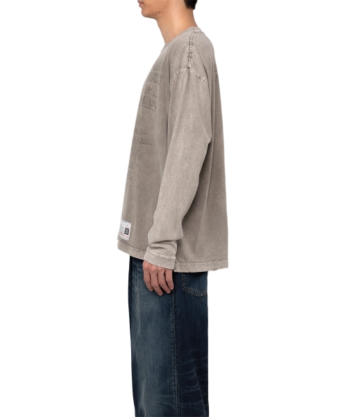 Bleached Long-sleeve T-shirt