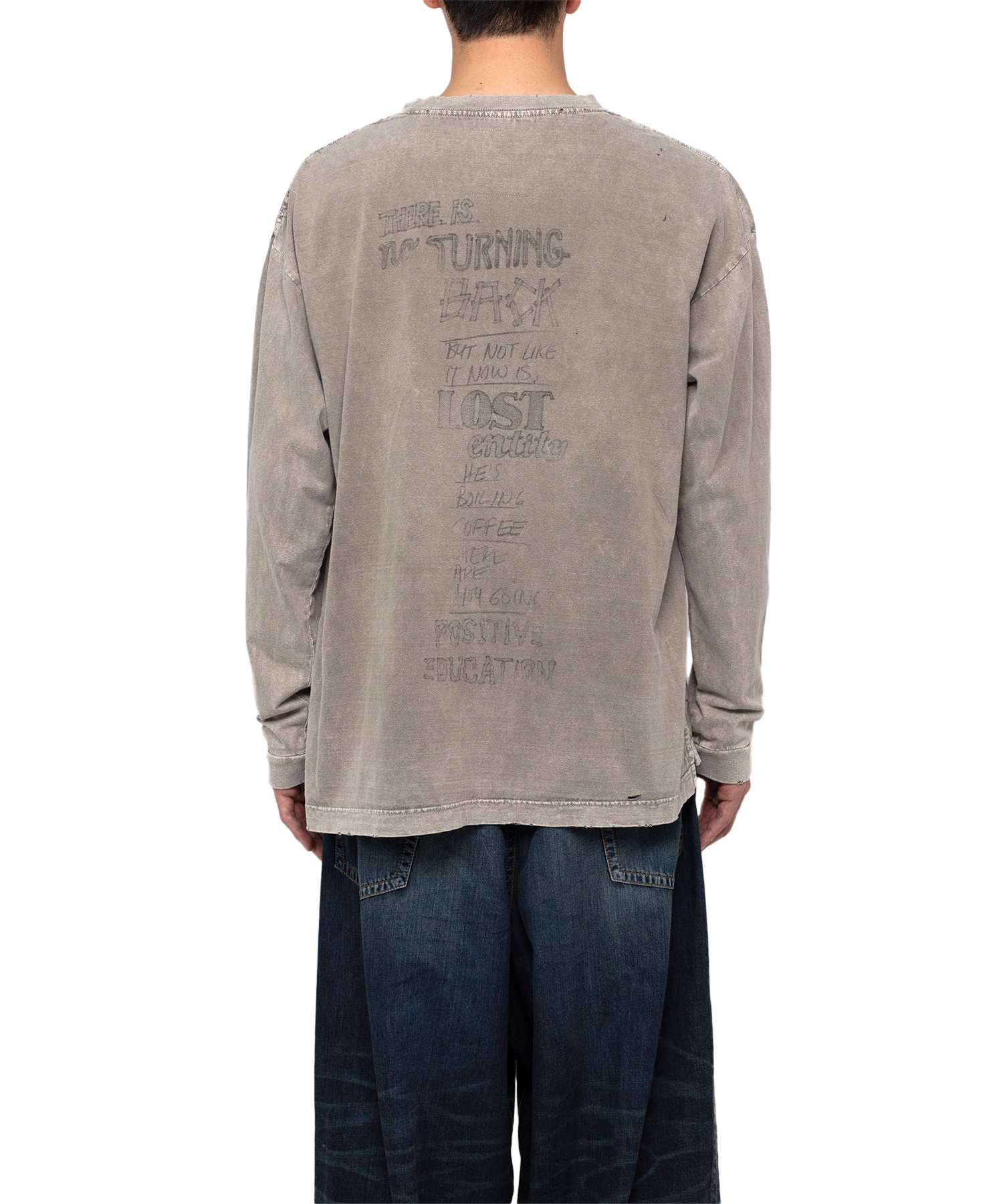 Bleached Long-sleeve T-shirt