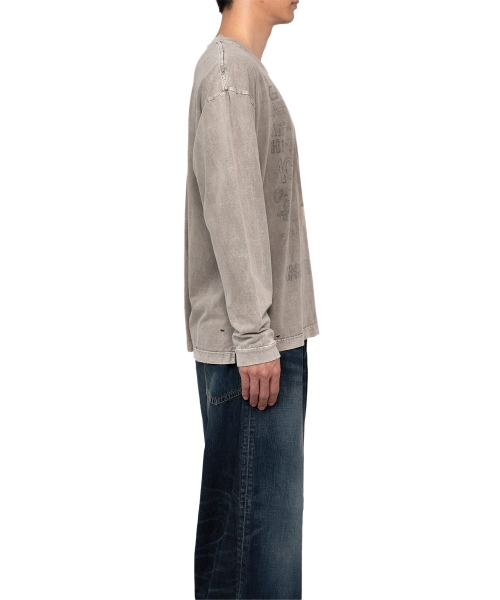 Bleached Long-sleeve T-shirt