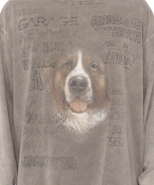 Bleached Long-sleeve T-shirt