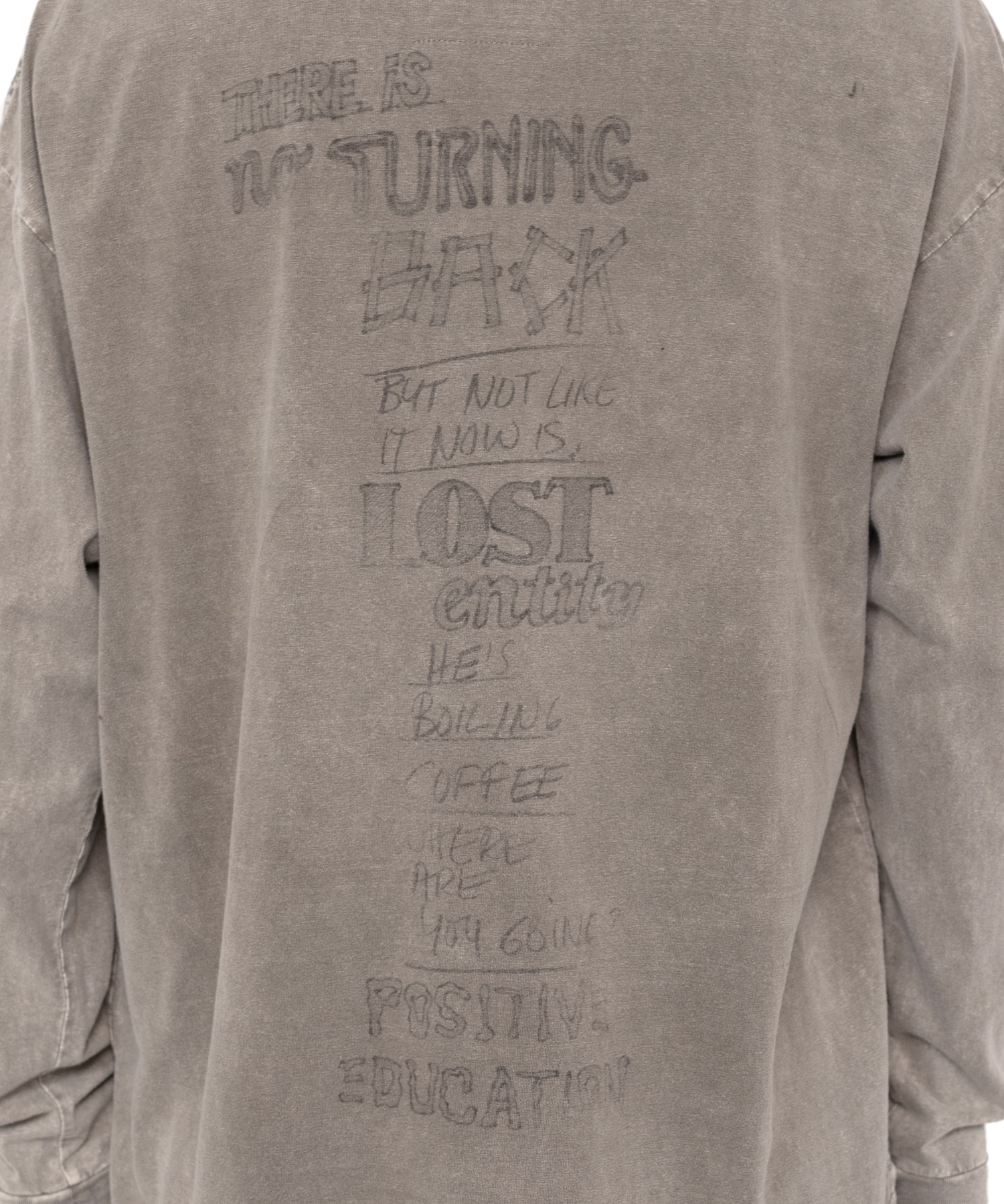 Bleached Long-sleeve T-shirt